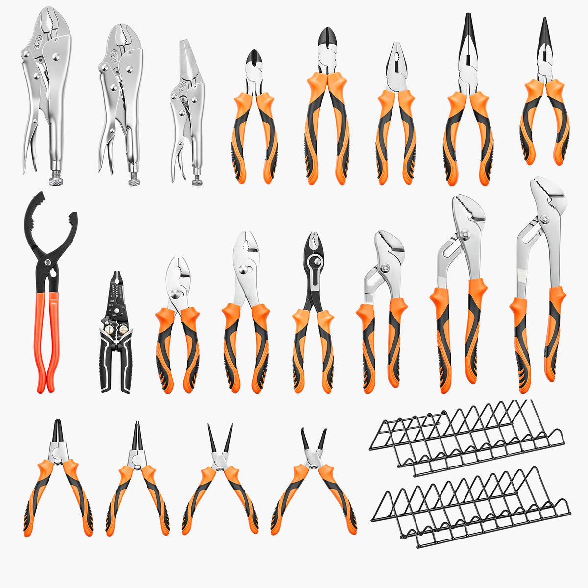Pliers Set 20 Piece Utility Set Polished Carbon Steel Jaw Hand Tools For DIY & - Image 5