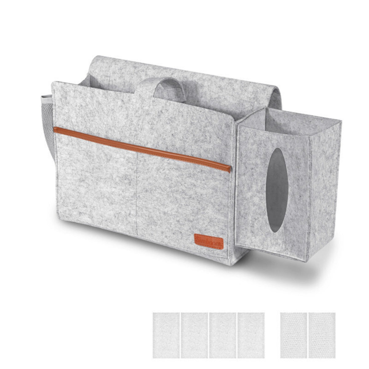 bedside bigger storage caddy sofa product angle 6
