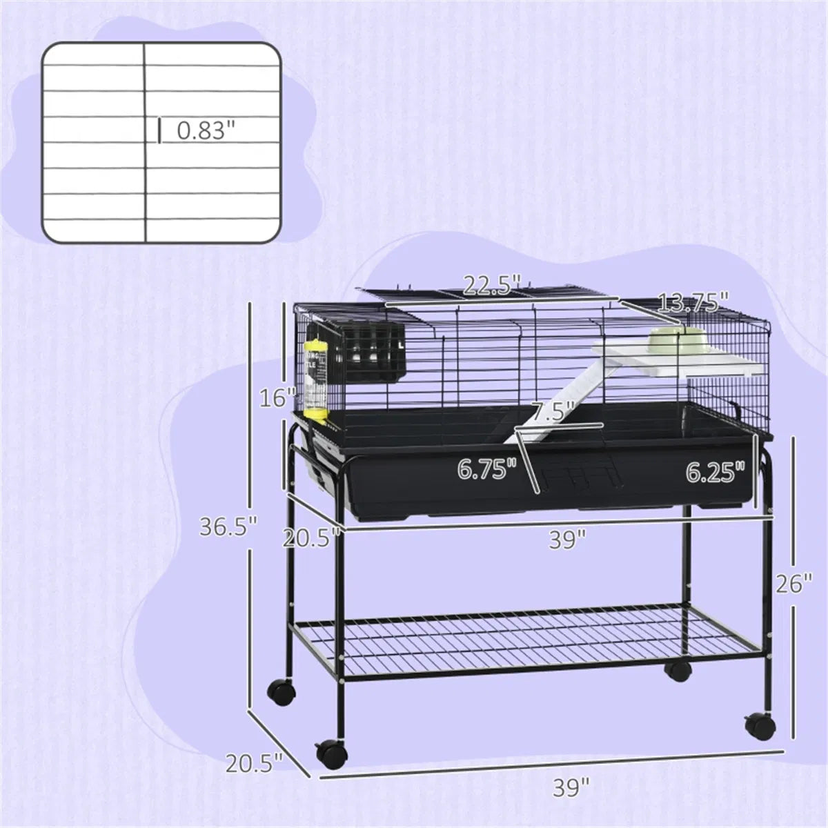 Hamster Cage/small animal cage/Pet cages ( Amazon Shipping)(Prohibited by WalMart) - Image 2