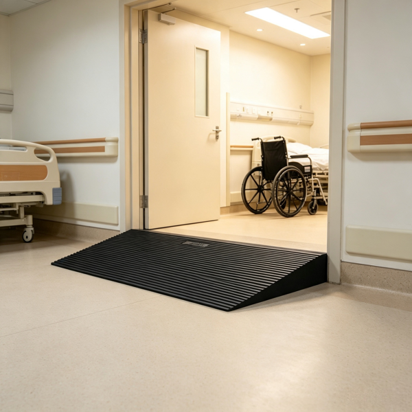35.4inch Wide Rubber Threshold Ramp Cuttable Wheelchair Slope