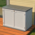 28 Cu.Ft. Horizontal Outdoor Storage Shed