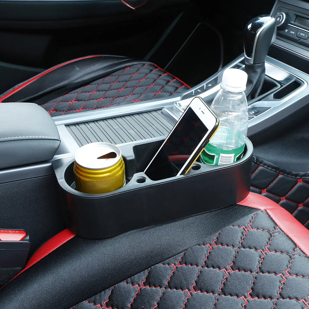 Car Seam Cup Holder Seat Gap Wedge Drink Storage Organizer Console Side Pocket - Image 3