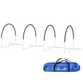 Dog Agility Kit Pet Obstacle Course Training Equipment Outdoor with Weave