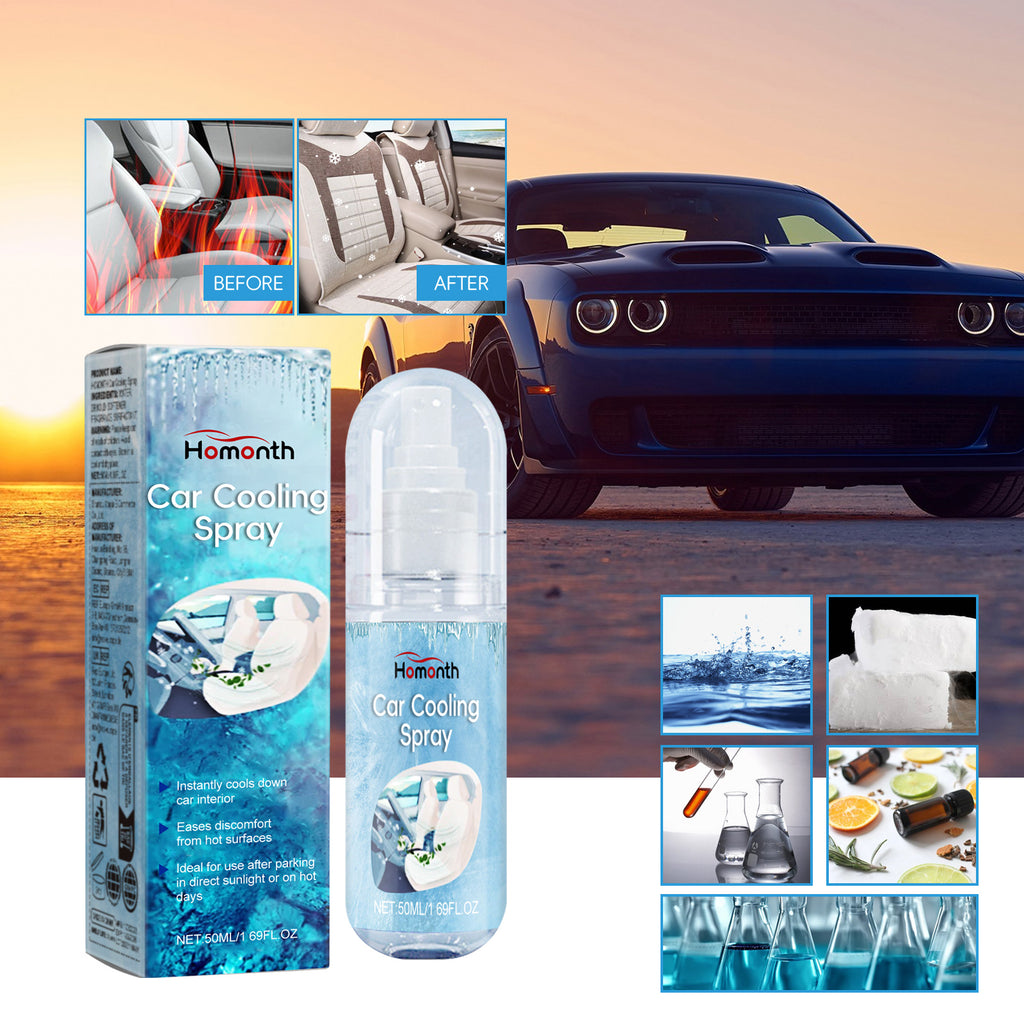 Cooling Spray Summer Interior Heat Reduction Car Coolant - Image 3