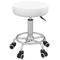 Vinsetto Salon Stool with Adjustable Height PU Leather Barber Rolling Massage