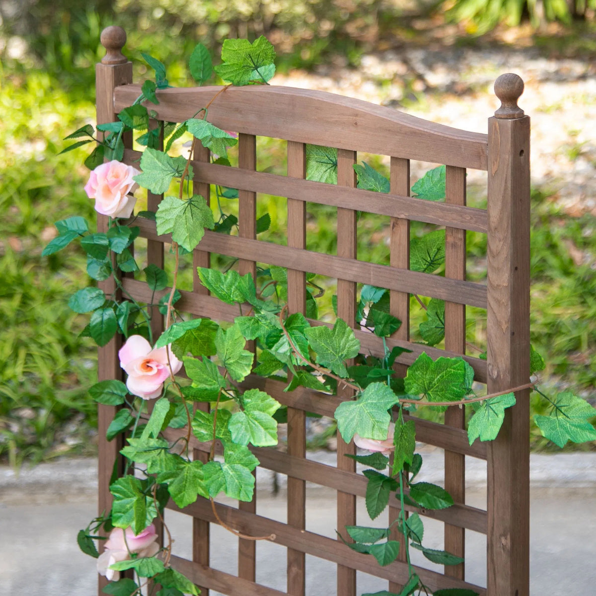 Raised Garden Bed with Trellis Wood Planter Box for Garden Free Standing - Image 4