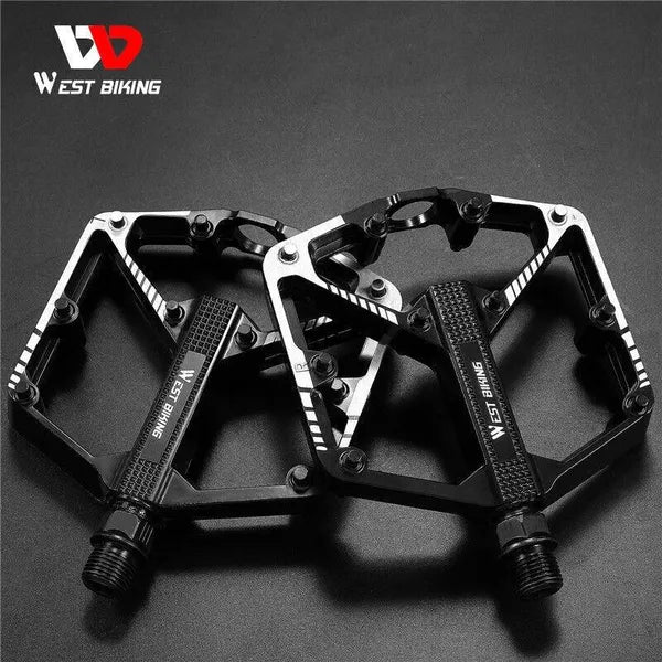 Bicycle Pedals DU Bearing Aluminum MTB Bicycle Pedals Black 9/16 Inch - Image 5