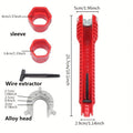 Sink Faucet Installer Tool 14 in 1 Faucet Wrench Multi functional Pipe