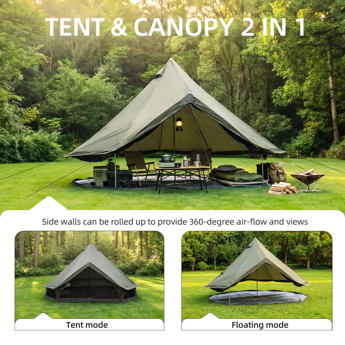 season bell tent 13 1ft product angle 8