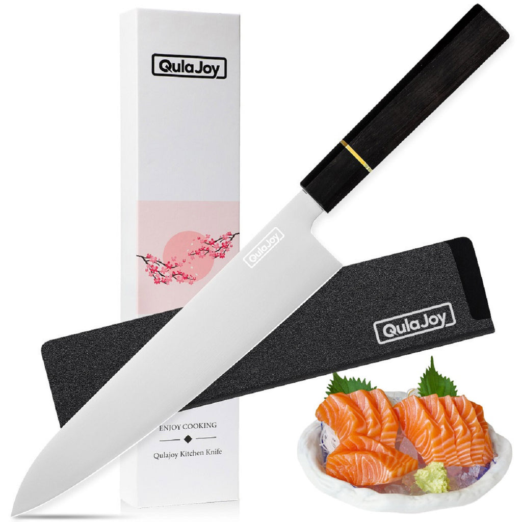 Qulajoy Classic 9 Inch Japanese Gyuto Chef Knife Handcrafted VG 10 Steel Core - Image 5