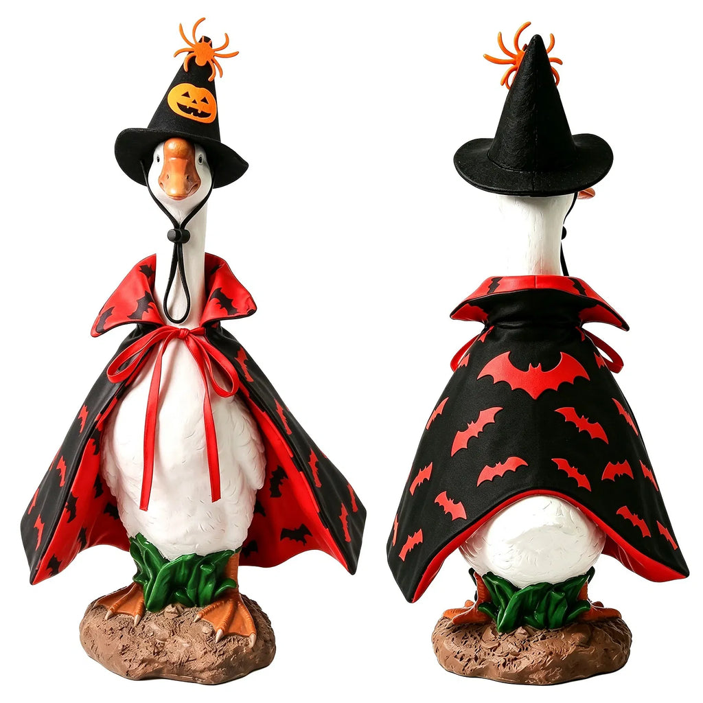 Porch Goose Halloween Costume for 23" Goose Statue Sparkling Sequin Goose - Image 4