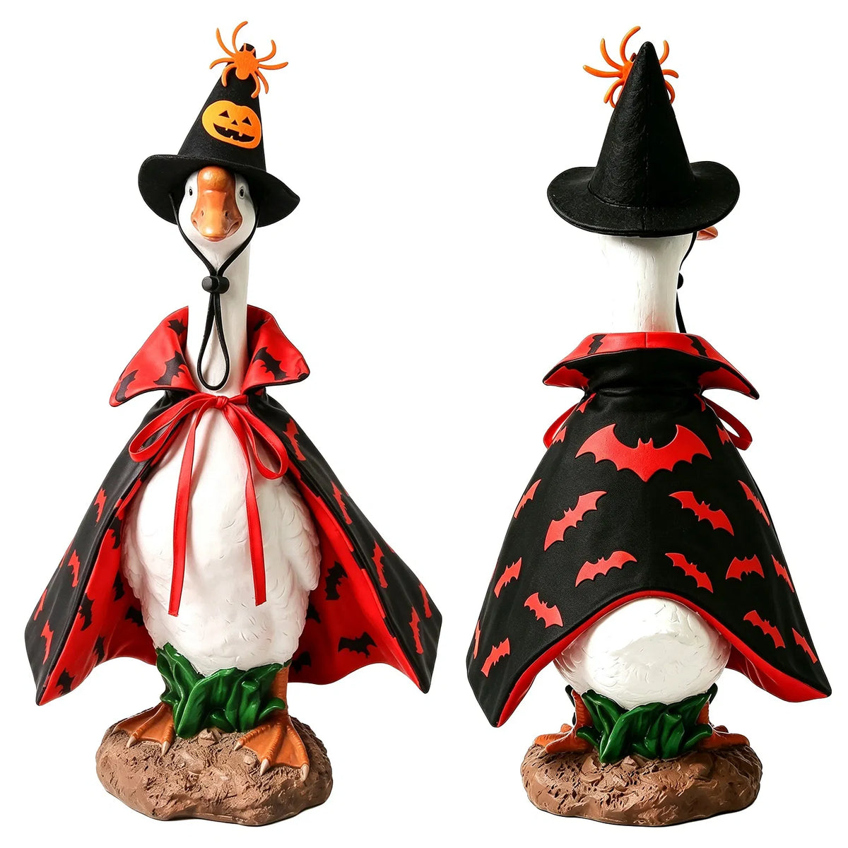 Porch Goose Halloween Costume for 23" Goose Statue Sparkling Sequin Goose - Image 4