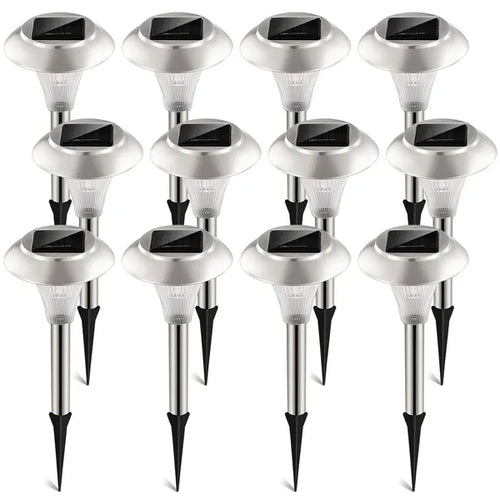 12packs solar garden lights outdoor detail and structure