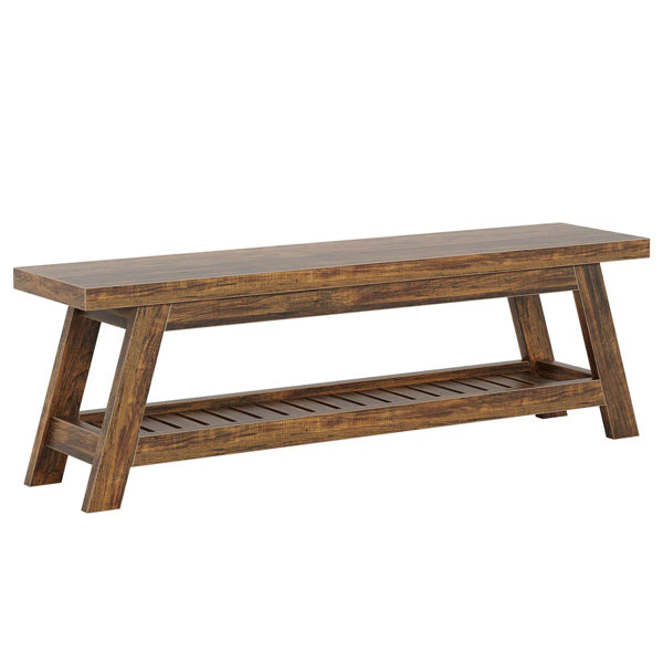 Solid Entryway Storage Bench