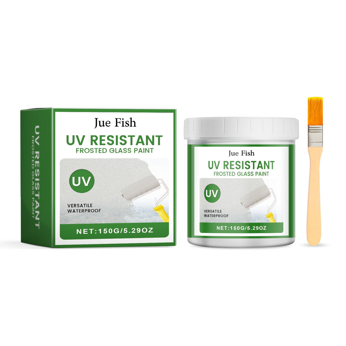 JUE FISH Frosted Glass Paint Kit 1set Kit - Image 2