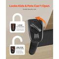 Retractable Baby Gate Expands Up to 163.3 Inches Wide 39 Inches High