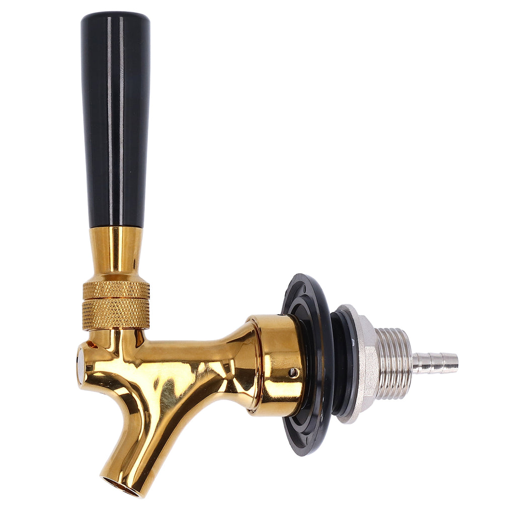 Beer Faucet Stainless Steel Brass Non Adjustable Beer Keg Tap For Bars