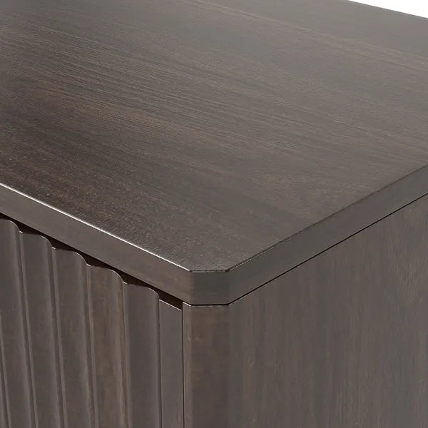 10 Gallon Woodgrain Tilt Out Trash Can Cabinet Wooden Garbage Recycling - Image 2
