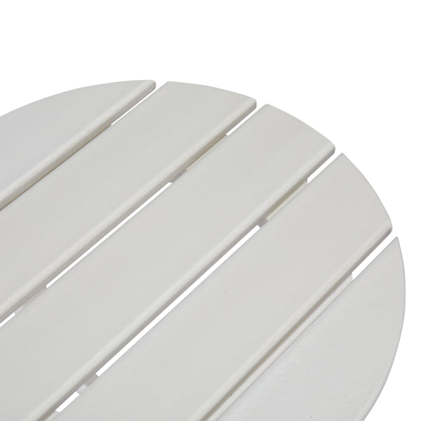 White Round HDPE Side Table