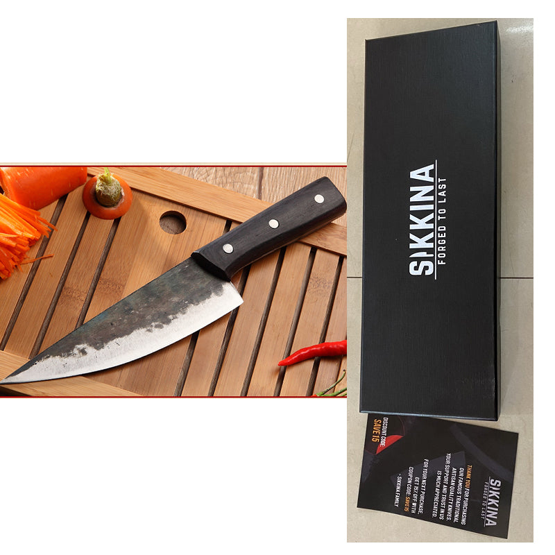 Hand Forged Kitchen Knife Meat Fish Fruit Vegetable Chef - Image 3