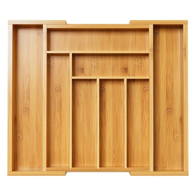 expandable bamboo kitchen cutlery and dimensions and features