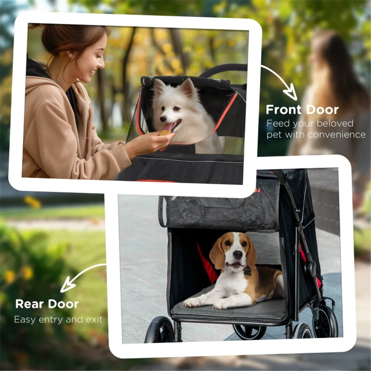 Dog Stroller /small animal cage/Pet cages ( Amazon Shipping)(Prohibited by WalMart) - Image 3