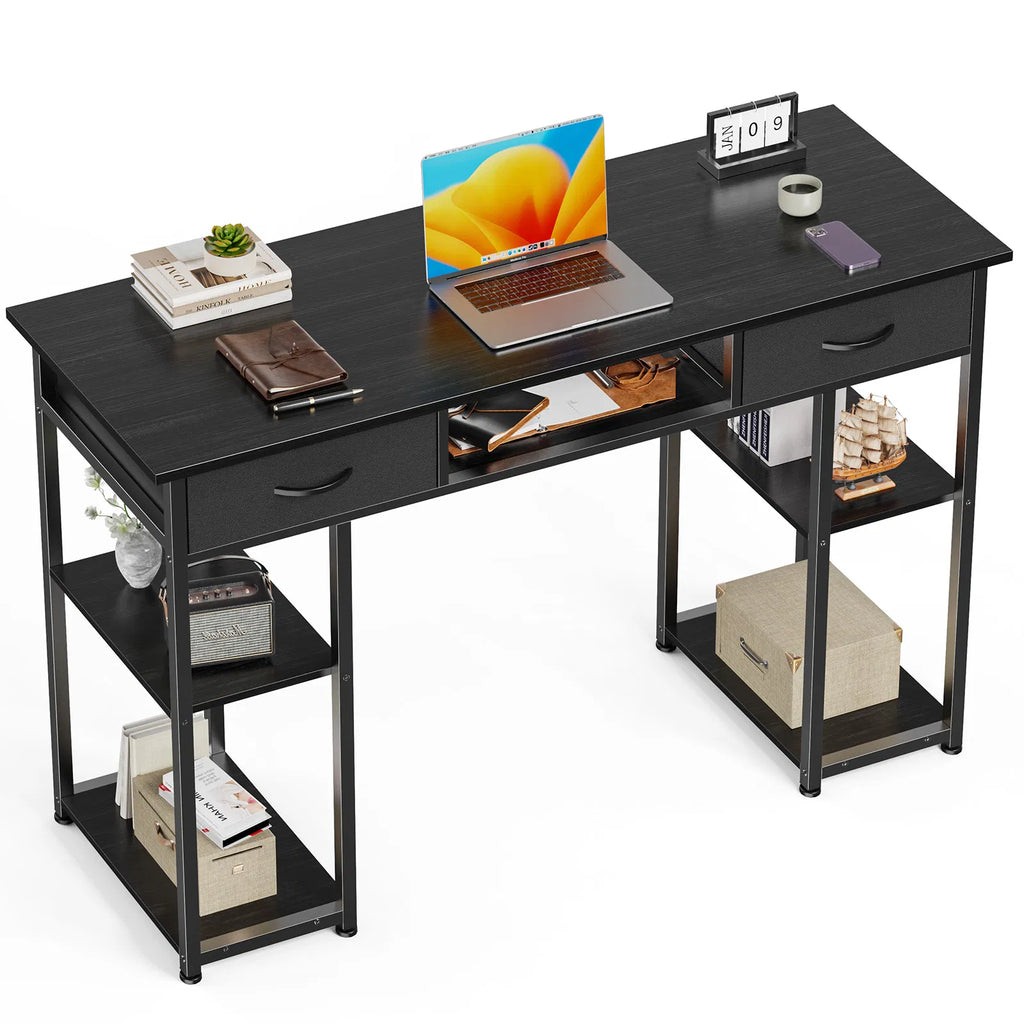 48IN Computer Desk Small Home Office Bedroom Writing Study PC Table with - Image 4