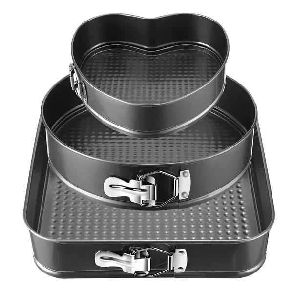 Non Stick Springform Cake Pan Leakproof 9in 10in 11in Bakeware Pan With - Image 2
