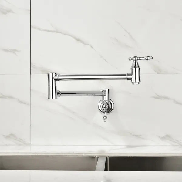 Folding faucet Pot Filler Faucet Wall Mount - Image 3