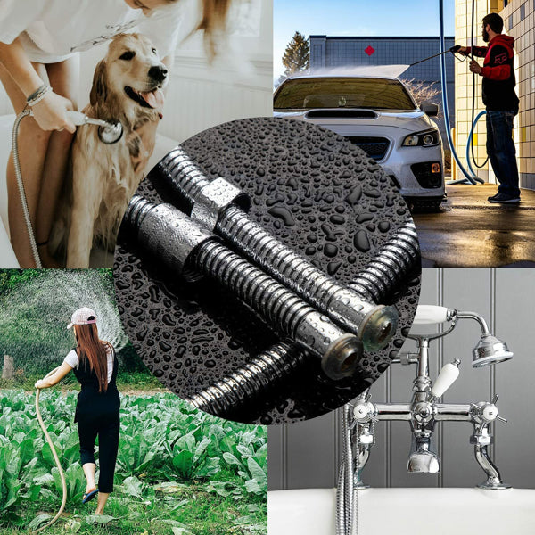 3m/118" Shower Head Hose Handheld Bathroom Flexible Tube(Not included Shower Head) - Image 3