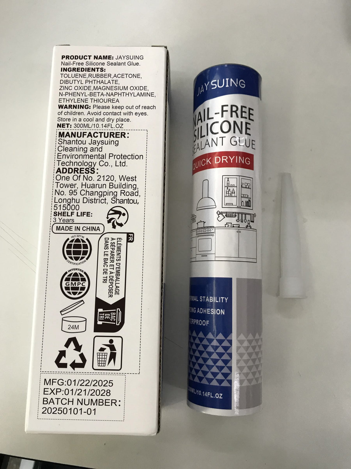 JAYSUING Nail Free Construction Adhesive 300 ml / 1 Pack - Image 3