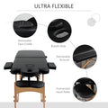 Professional 72" Portable Massage Table Adjustable Height Foldable Facial Spa