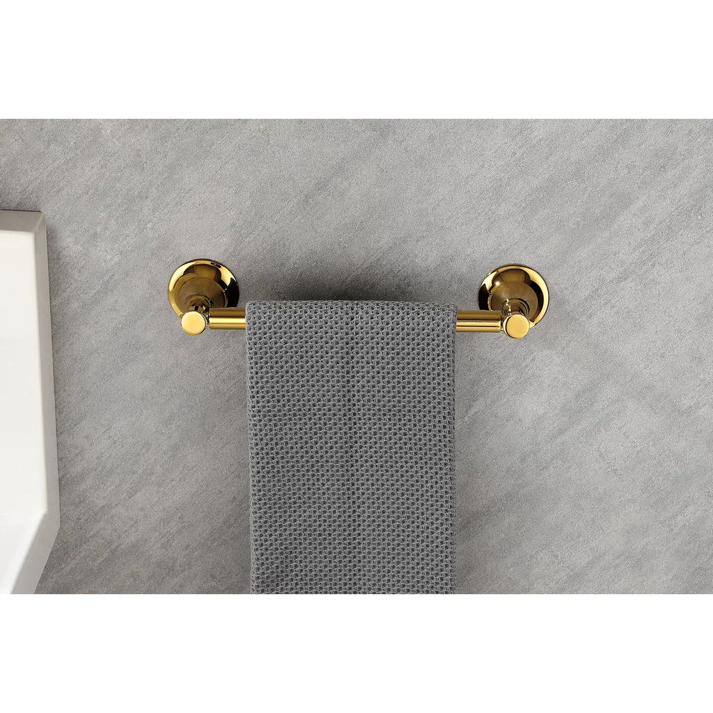 6 Piece Brass Bathroom Towel Rack Set Wall Mount - Image 5