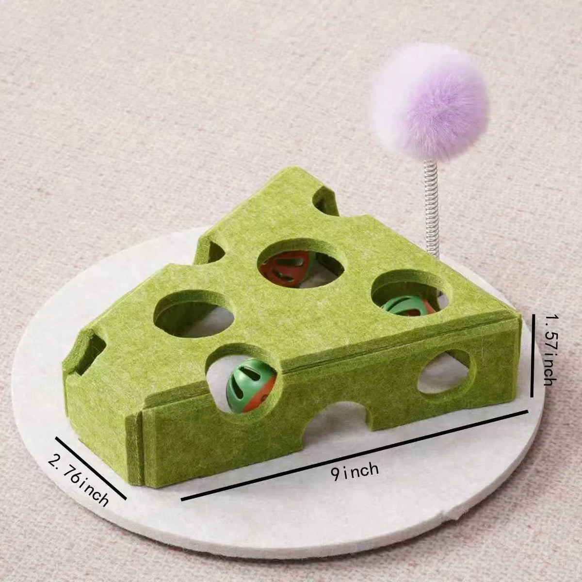 Eco Friendly Cat Scratcher Toy with Interactive Balls KittenLounge Furniture - Image 2