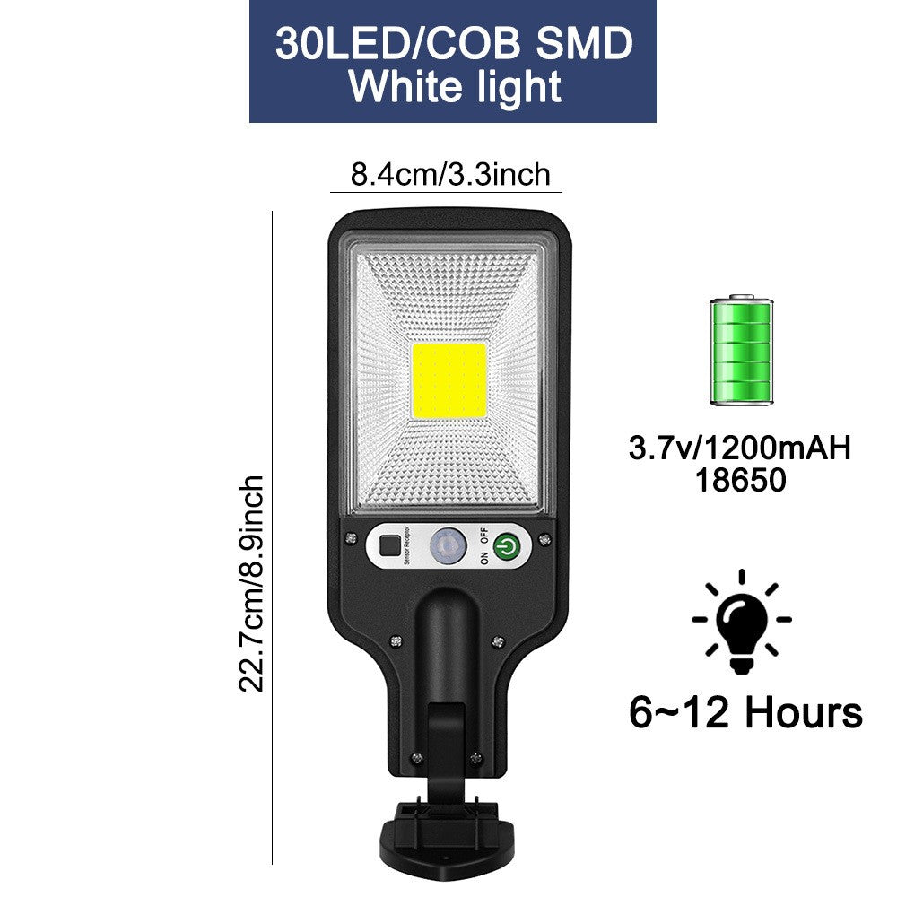 2Pack Waterproof LED Solar Powered Light PIR Motion Sensor Outdoor Lamp Garden