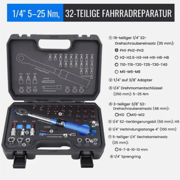 1/4 Inch Industrial grade Torque Wrenchdjustable Torque Accuracy Kilograms Auto