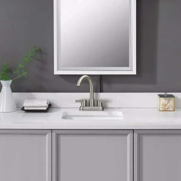 Bathroom Faucet 2 Handle Centerset Bathroom Sink Faucet with Pop Up Drain - Image 4
