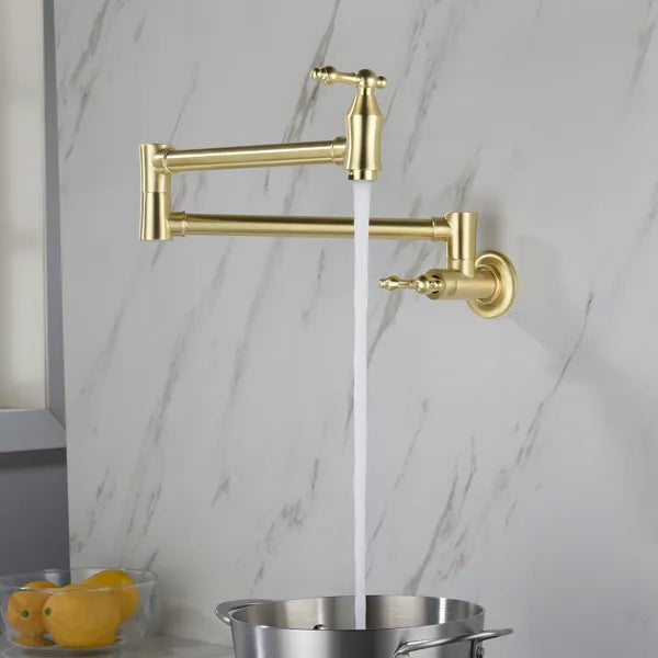 Folding faucet Pot Filler Faucet Wall Mount - Image 4