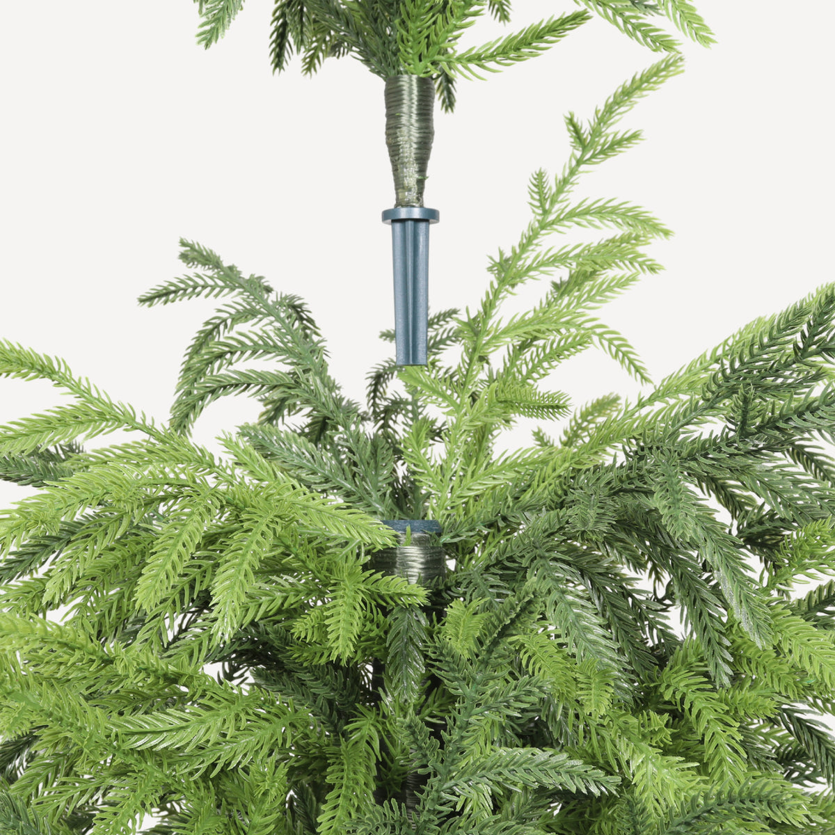 4' Artificial Real Touch Pine Tree in Black Plastic Pot 1pc/set - Image 2