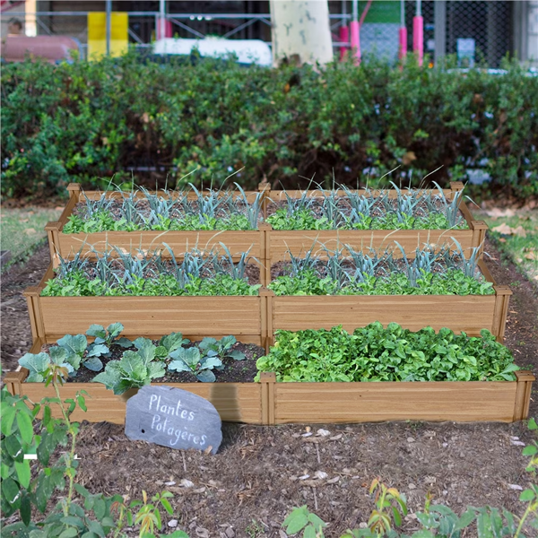 Divisible Planter Box For Home Vegetable Flower 95inch L X 25inch W X 11inch - Image 3
