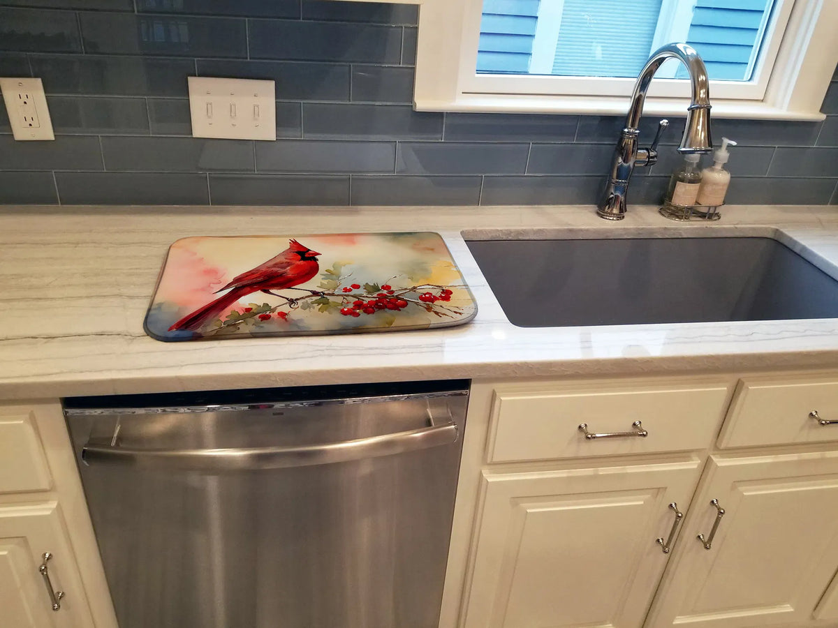 Cardinal Dish Drying Mat Absorbent Dish Drying Mat Pad for Kitchen Counter Dish - Image 5