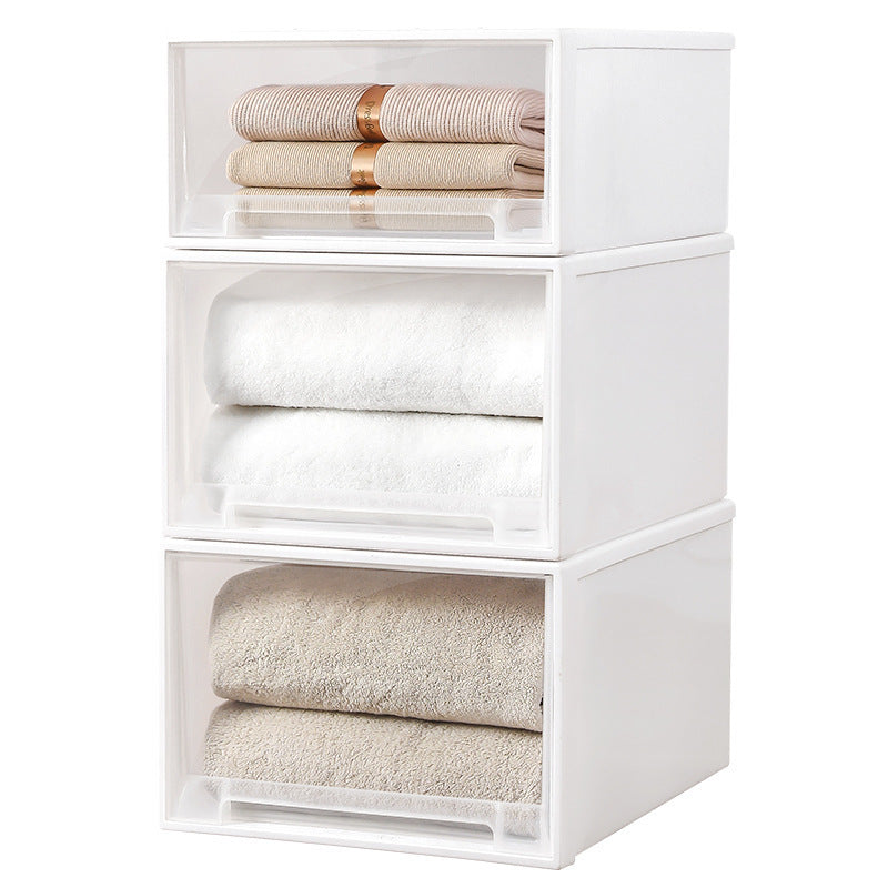 stackable plastic storage drawers