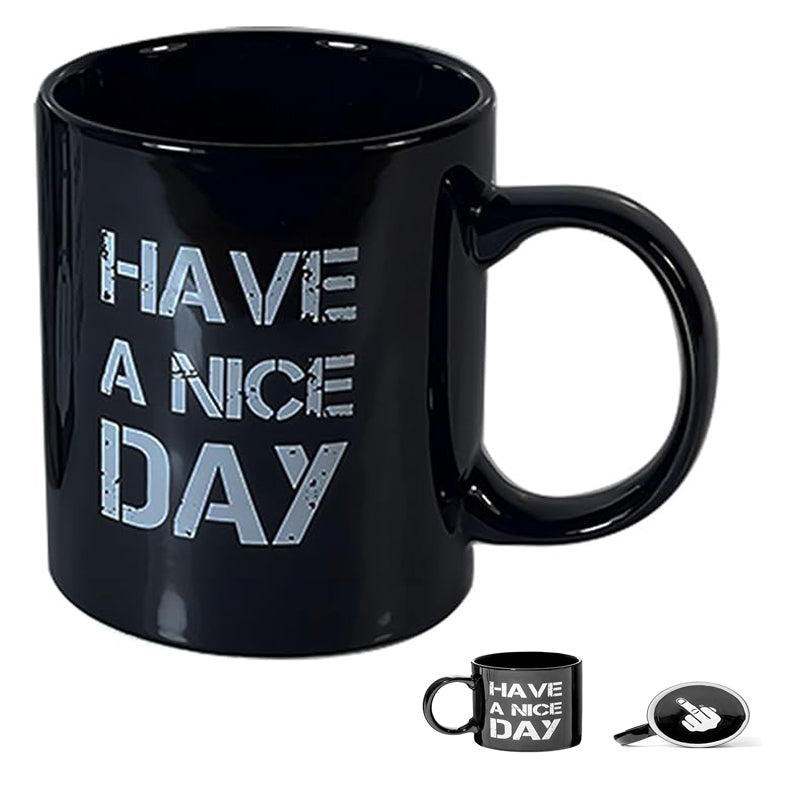 Middle Finger Coffee Cup With 3D Funny Middle Finger Inside Up Yours Mug Gag - Image 3
