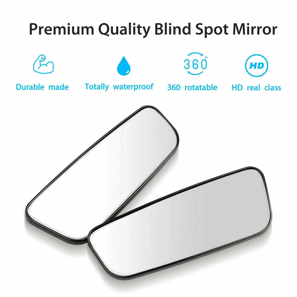 2x 360° Stick On Rear View Auxiliary Blind Spot Mirror Wide Angle Car Truck SUV - Image 7