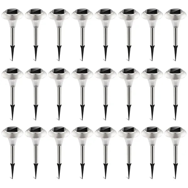 24packs solar garden lights outdoor detail and structure