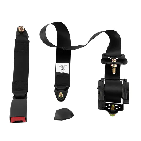 2Pcs Universal Retractable 3 Point Seat Belt Car Vehicle Safety Belt Harness Set - Image 5