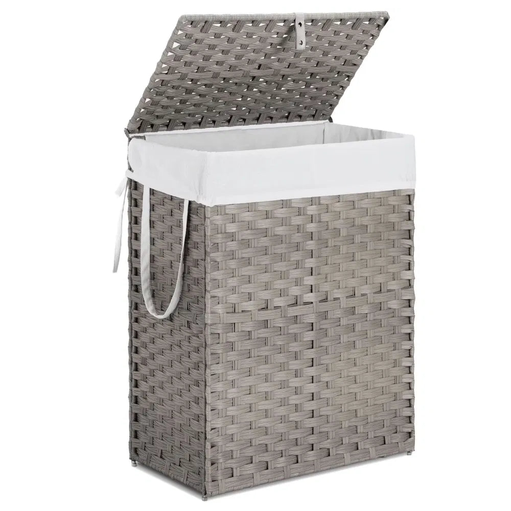 Laundry Hamper No Installation Required With Removable Liner 90 Liter Hand