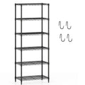 6 Tier Heavy Duty Metal Wire Shelving Unit 900 lbs Capacity Tall Storage Rack - Image 10