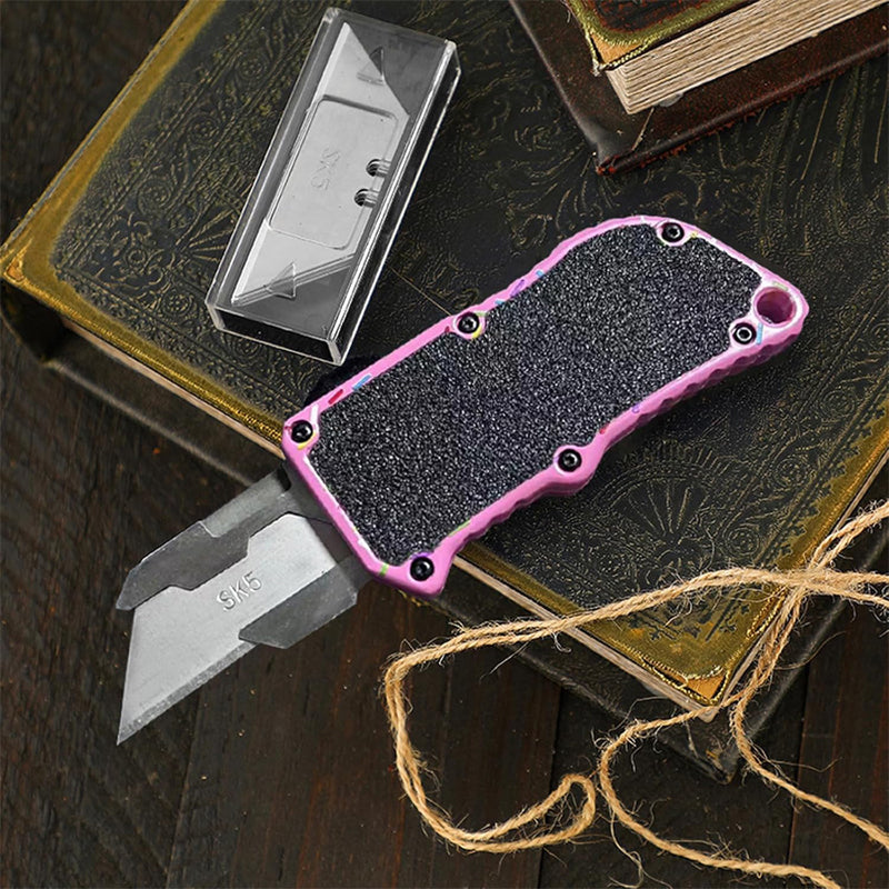 Aluminum Retractable Multi Purpose Knife Includes 5 SpareBlades Quick - Image 3