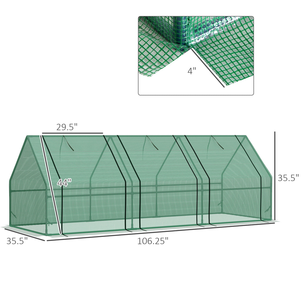 9x3x3 Mini Portable Greenhouse
